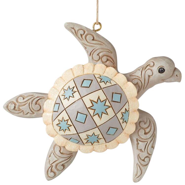 Coastal Christmas Ornaments Sea Turtle  - Boxed