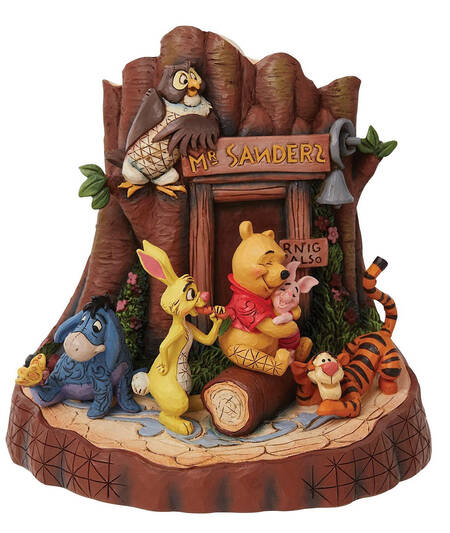Winnie the Pooh Hundred-Acre Pals-Carved By Heart - Boxed