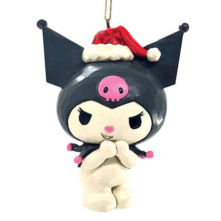 Hello Kitty-Sanrio Ornaments Kuromi With Santa Hat - Boxed
