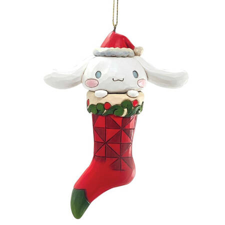 Hello Kitty-Sanrio Ornaments Cinnamoroll In Stocking - Boxed