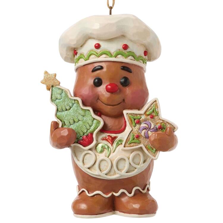 Gingerbread Christmas Collection Gingerbread With Cookies Ornament - Boxed