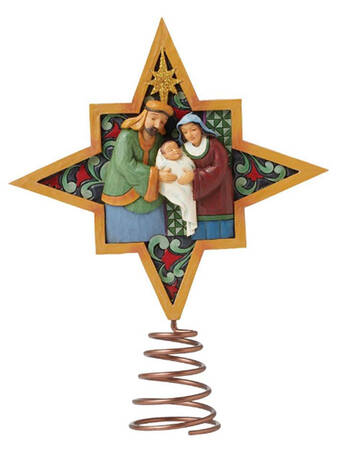 Holiday Manor Ornaments Nativity Star Tree Topper - Boxed