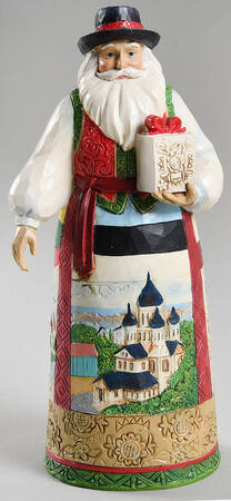 Santas Around the World Baltic-Baltic Season's Greetings - Boxed