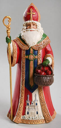 Santas Around the World Czech-December Blessings Bestowed - Boxed