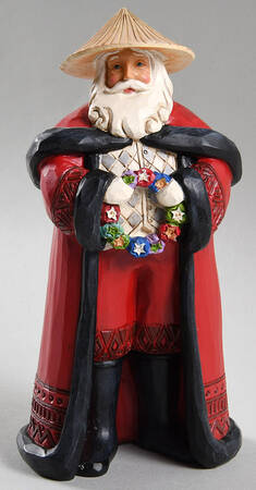 Santas Around the World Filipino-Happy Nochebuena - Boxed