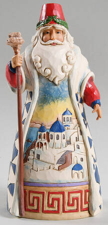 Santas Around the World Greek-Kala Christougenna - Boxed
