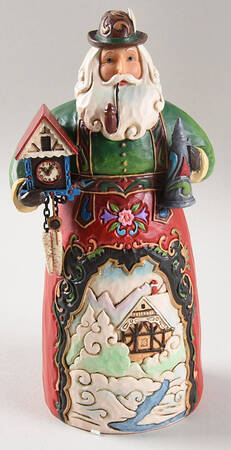 Santas Around the World German-Frohe Weinachten - With Box