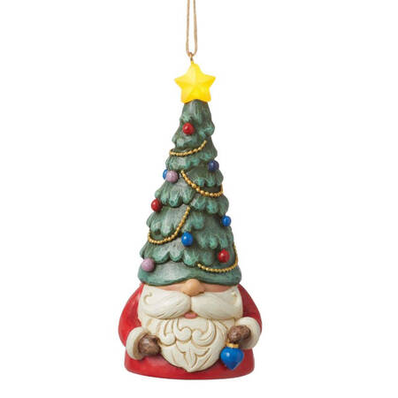Holiday Gnome Ornaments Gnome With Led Christmas Tree Hat - Boxed