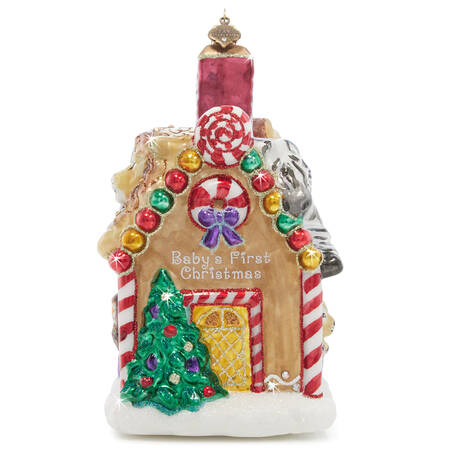 Baby's First Christmas Gingerbread House - Boxed