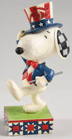 Peanuts Patriotic Marching With Glory - Boxed