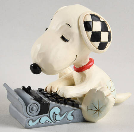 Snoopy Miniatures Typing Snoopy - Boxed