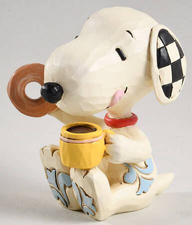 Snoopy Miniatures Donut & Coffee Snoopy - Boxed