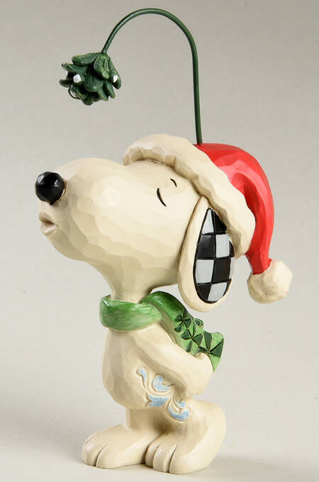 Snoopy Miniatures Snoopy Mistletoe - Boxed