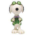 Snoopy Miniatures Snoopy Shamrock Glasses Mini - Boxed