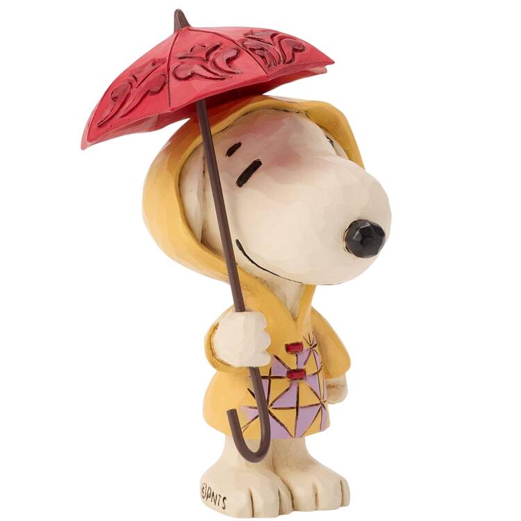 Snoopy Miniatures Snoopy In A Raincoat Mini - Boxed