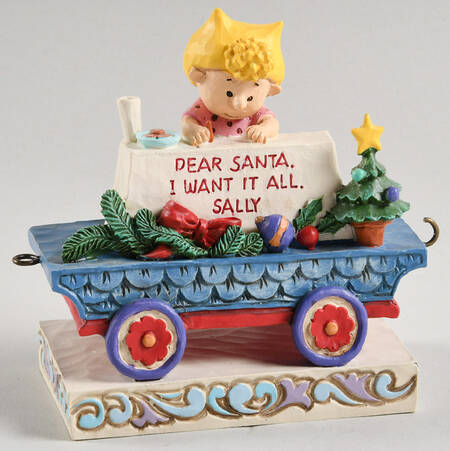 Peanuts Christmas Train Sally - Train Car - No Box
