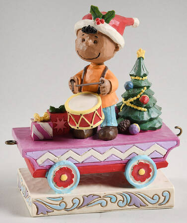 Peanuts Christmas Train Drumming Up Holiday Cheer - Franklin - Boxed