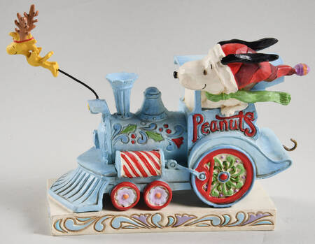 Peanuts Christmas Train by Jim Shore