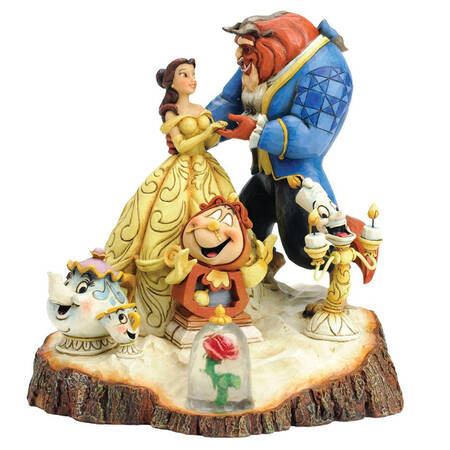 Beauty & the Beast-Disney Traditiions Tale As Old As Time - Carved By Heart - Boxed