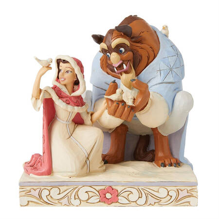 Beauty & the Beast-Disney Traditiions Something There-White Woodland - Boxed