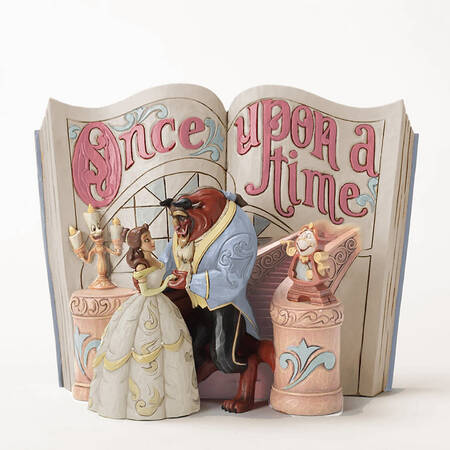 Beauty & the Beast-Disney Traditiions Love Endures - Storybook White Woodland - Boxed