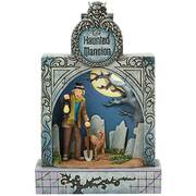 Haunted Mansion-Disney Traditions Ghostly Graveyard Guardian-Diorama - Boxed