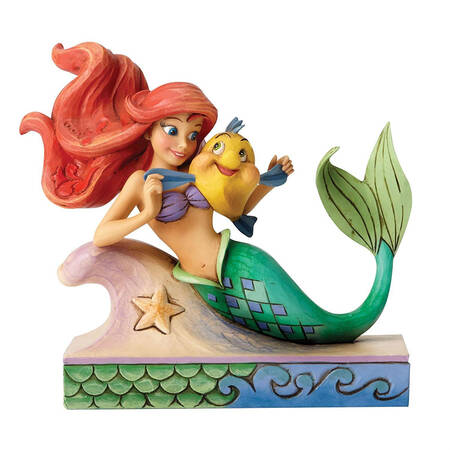 Little Mermaid - Disney Traditions Fun And Friends - Ariel & Flounder - Boxed