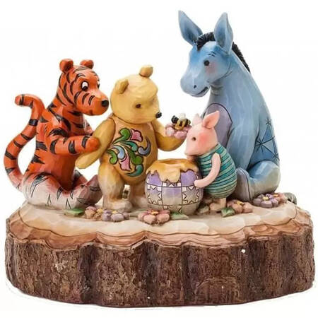Classic Pooh - Disney Traditions You, Me, And A Hunny Bee - Carved By Hea - Boxed