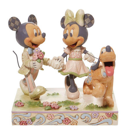Mickey & Friends - Easter Springtime Stroll-White Woodland - Boxed
