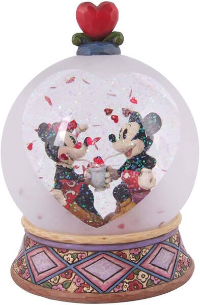 Disney Traditions Snowglobes Sweetheart Sundays - Mickey & Minnie - Boxed