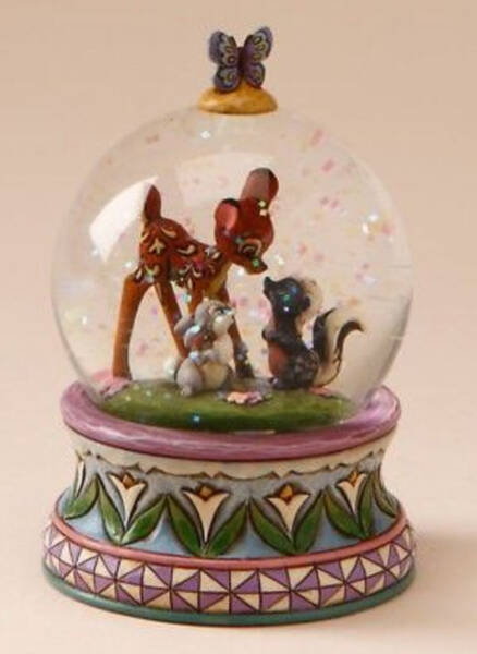Disney Traditions Snowglobes Blooming Friendship - Bambi - Boxed