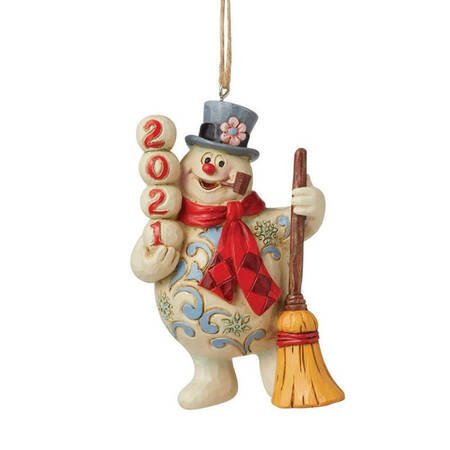 Annual Frosty Ornament Frosty With Snowballs - Boxed