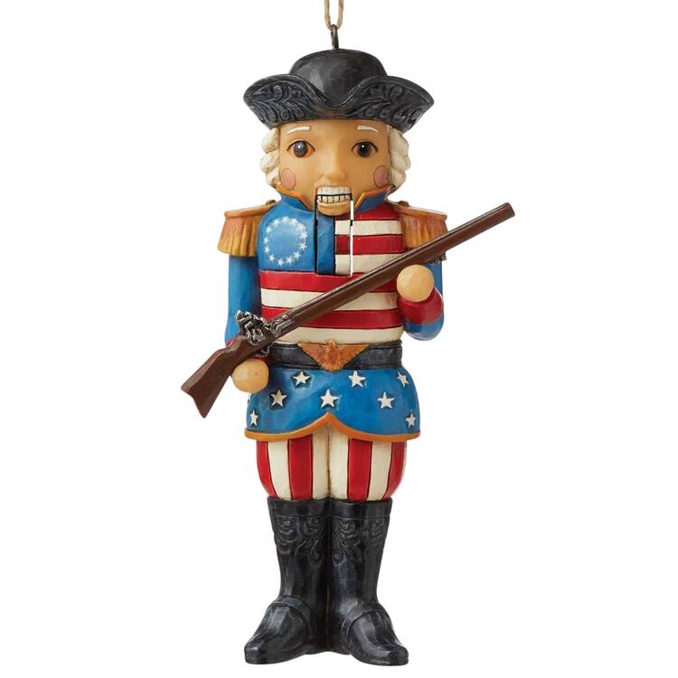 Patriotic Ornaments American Nutcracker - Boxed