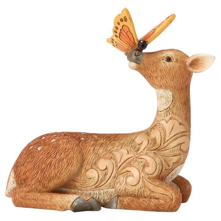 Animal Minis Mini Deer With Butterfly - Boxed
