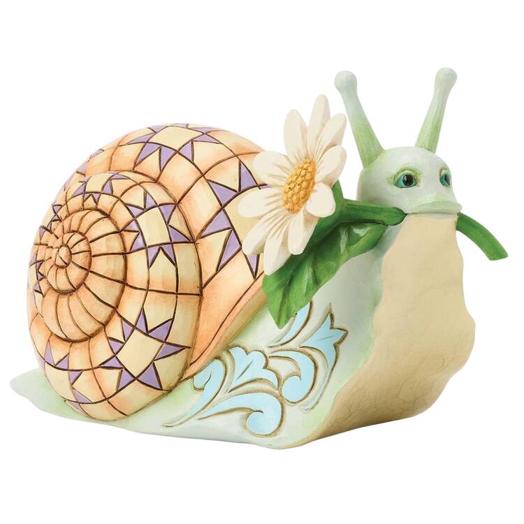 Animal Minis Mini Snail With Daisy Flower - Boxed