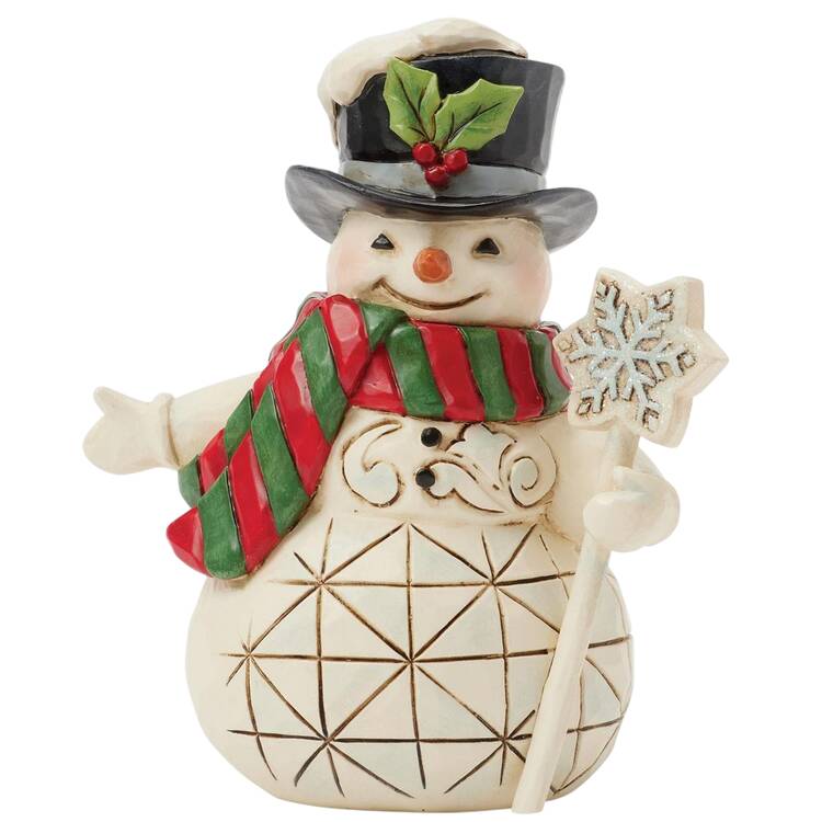 Christmas Minis Mini Snowman Snowflake Staff - Boxed