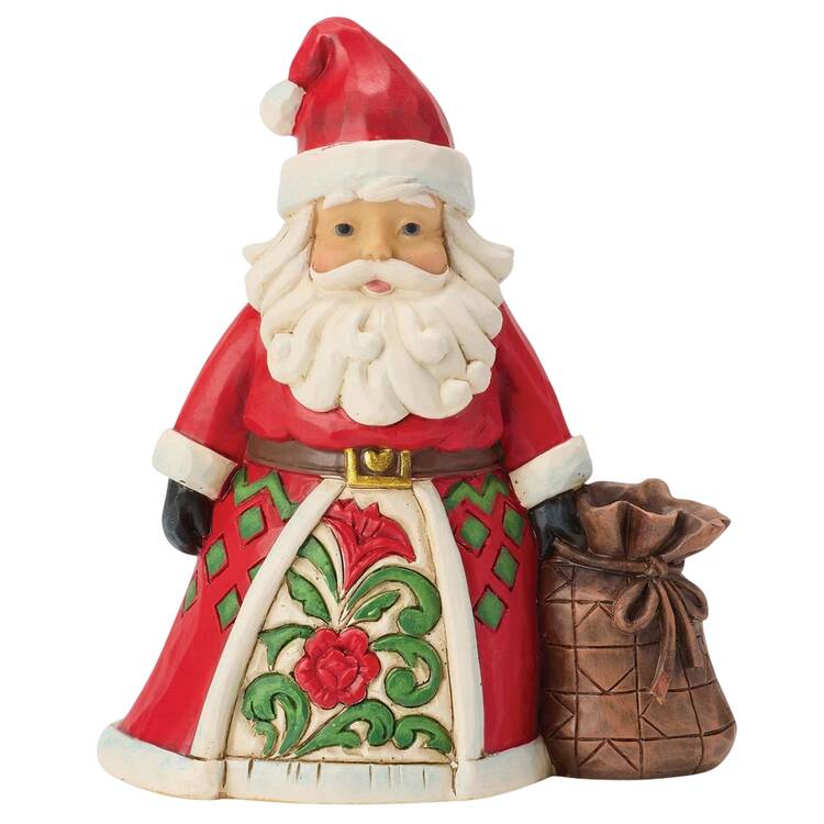 Christmas Minis Mini Santa With Toy Bag - Boxed