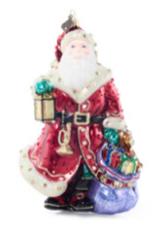 Holiday Ornament Collection Bountiful Santa - Boxed