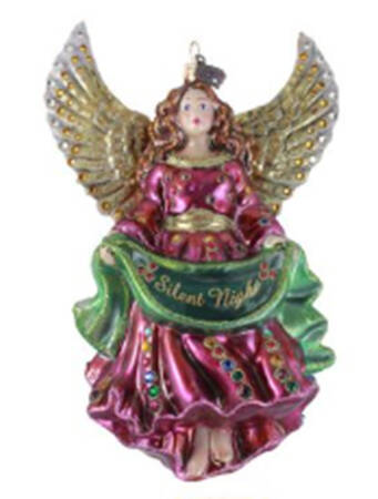Holiday Ornament Collection Silent Night Angel - With Box