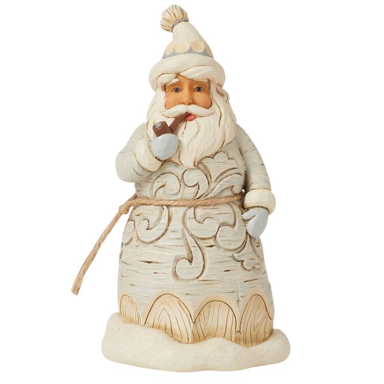 White Woodland Santas Forest Snow Day - Boxed