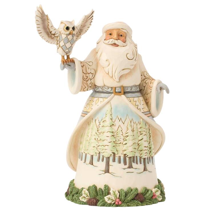 White Woodland Santas Santa's Woodland Messenger - Boxed