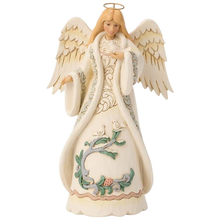 White Woodland Angels & Religious Whispers Of Winter - Boxed