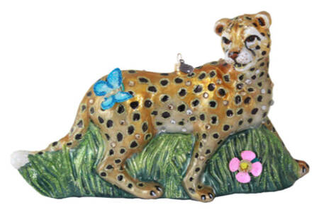 Safari Ornament Collection Spotted Majesty (Cheetah) - Boxed