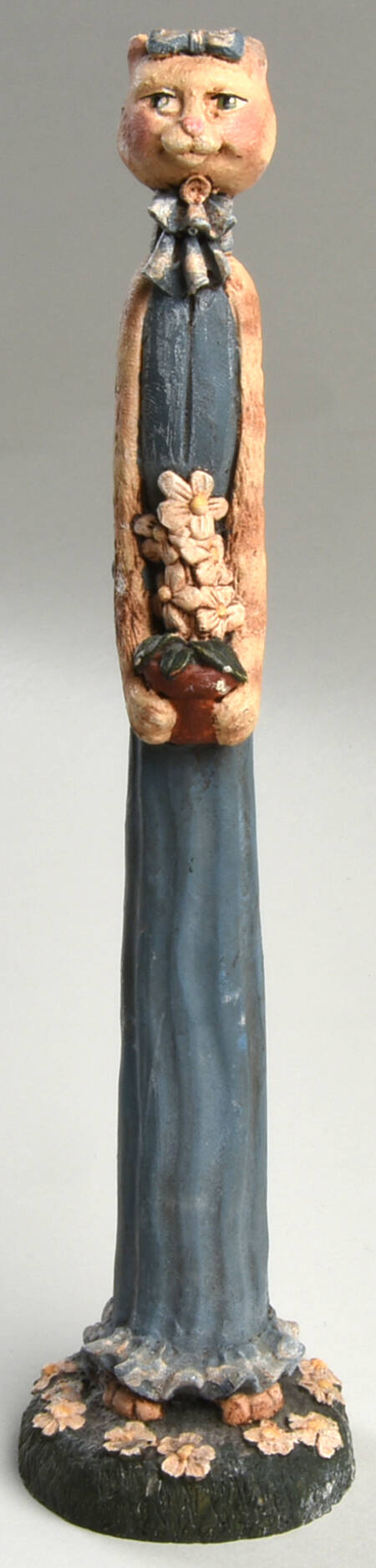 Pencil Cats Blue Dress With White Flowers - No Box