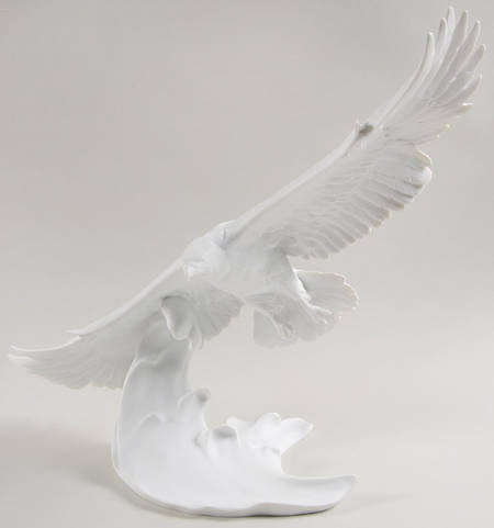 Birds Bald Eagle X (White Bisque) - Boxed