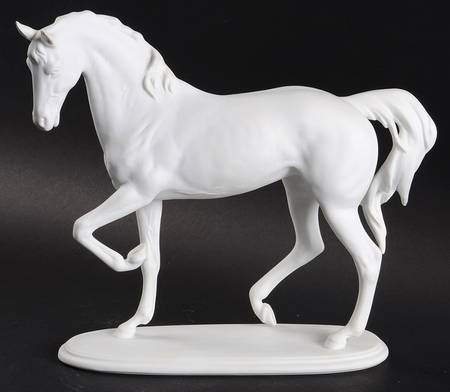 Horses Halla-Horse(White Bisque)-Olympic Gold - Boxed
