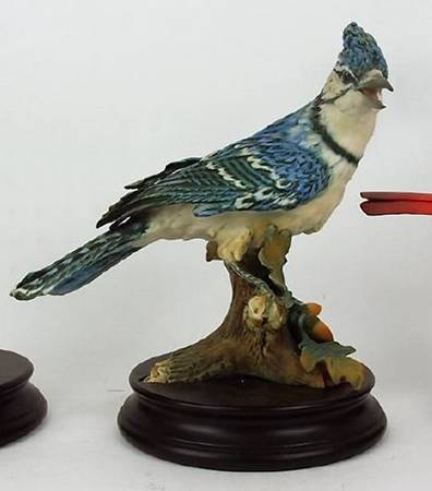Birds Blue Jay (Colored Bisque) - Boxed
