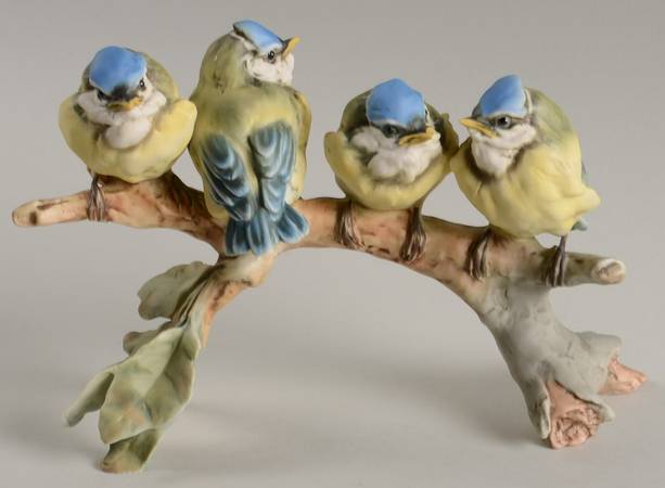 Birds 4 Baby Titmice-(Color Bisque) - Boxed