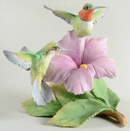 Birds Hummingbird Group-Missing Base - No Box