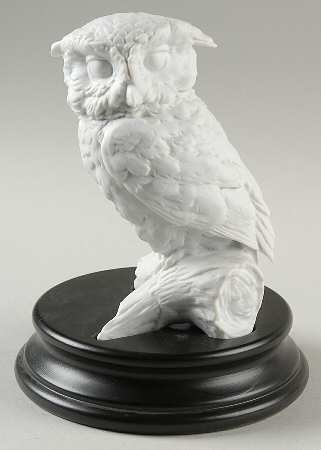 Birds Owl (White Bisque) - Boxed
